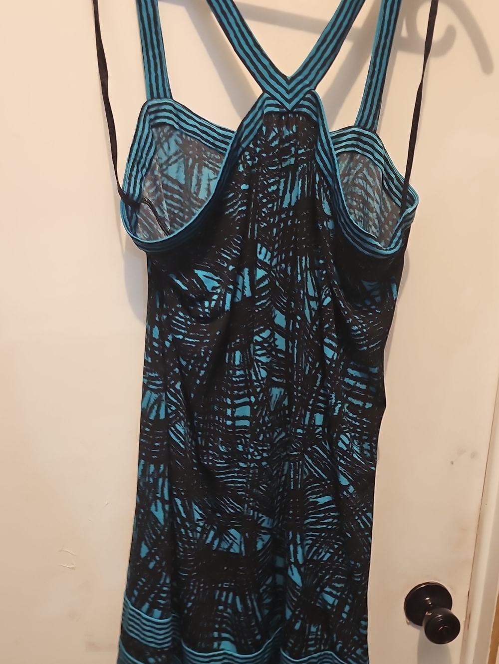 Black And Blue Bcbg Dress Vintage